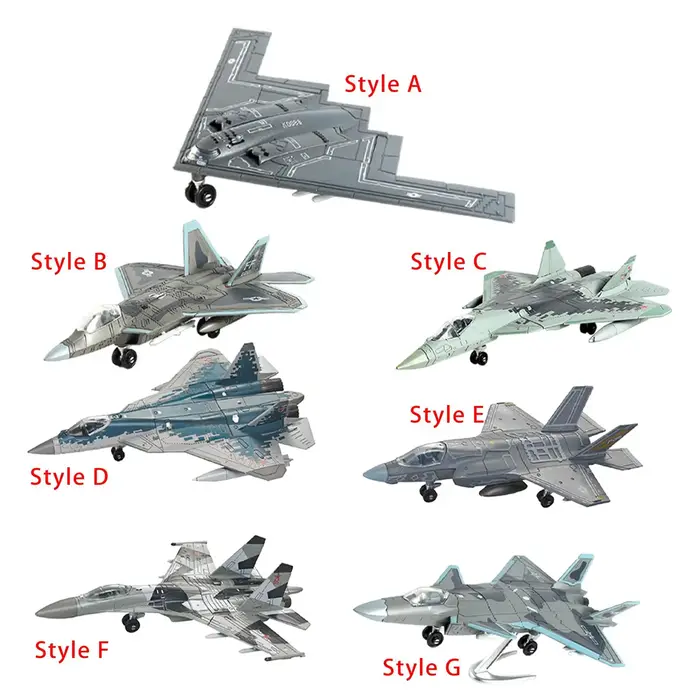 Modèle d'avion de chasse moulé sous pression en miniature pour décoration intérieure, collectionneur, fan d'aviation, bureau, chambre à coucher, cadeau d'anniversaire, promotion professionnelle