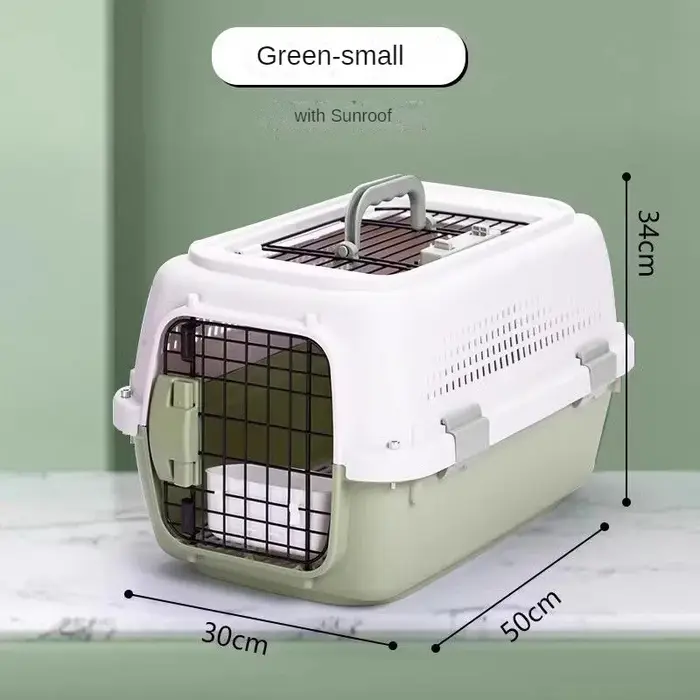 Boîte aérienne portable pour animaux de compagnie, boîte d'expédition pour chien, ventilée, polyvale