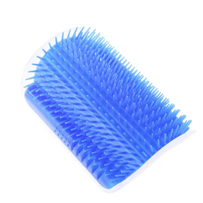 Toilleur pour chats, auto-brosse d'angle pour Massage des chiens, peigne mural, frottis sur l'herbe 