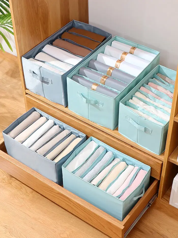 Boîte de Rangement Pliable pour Vêtements et viser