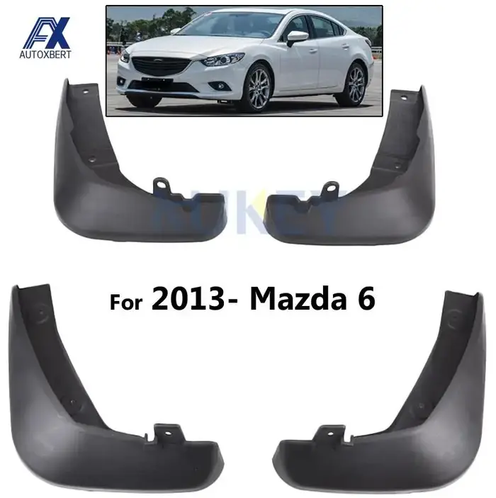 Jeu de garde-boue de voiture pour Mazda 6, GJ, Atenza, 2013-2017, 2018, 2019, 2014, 2015