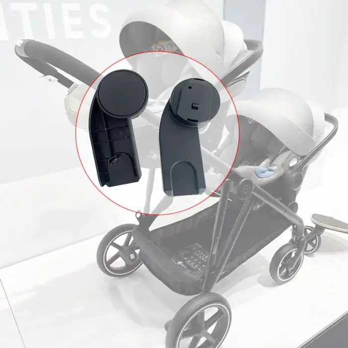 Adaptateur de siège auto pour poussette Cybex Gazelle S, Aton Cloud Q/Z, Maxi Cosi, Nuna Basket Conv