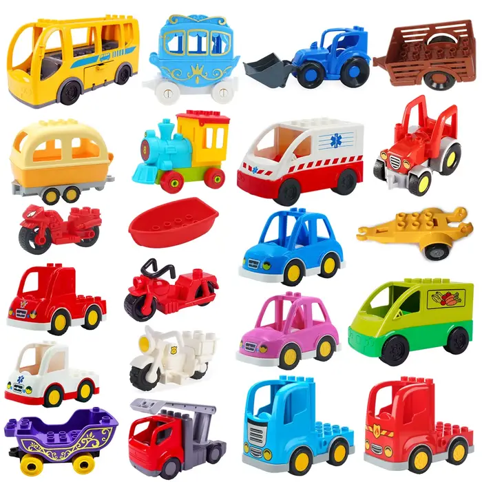 Blocs de construction en plastique ABS pour enfants de 3 à 12 ans compatibles avec Duplo pour stimuler l'imagination et la créativité occasions spéciales jouets constructifs