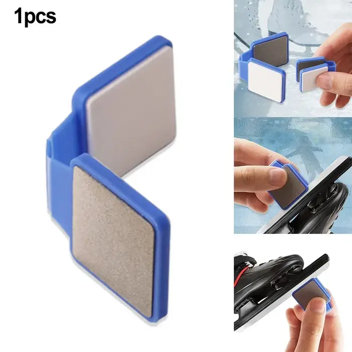 Ice Skate Blade Hockey Sharpener Sharpening Stone Figure Skates Maintainance Double-sided Ceramic Sh