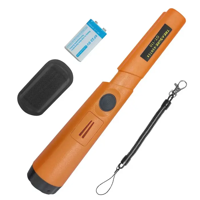 Treasure Hunter GT110 avec batterie détecteur de métaux portable pointeur pointeur sonde métal repér