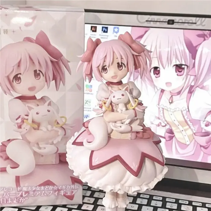 18CM Puella Magi Madoka Magica Aniem Figure Kaname Madoka fille magique PVC Anime figurines modèle A