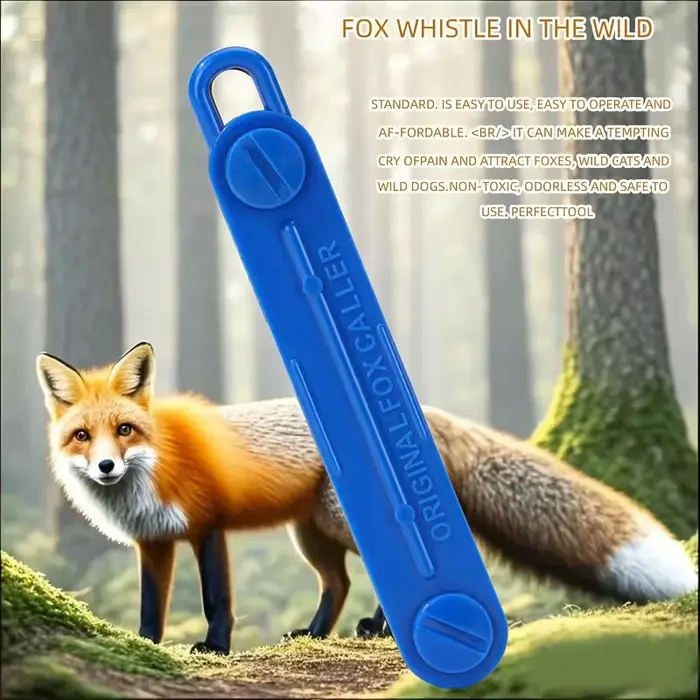 Sifflet appel renard volume élevé - Outil attirance faune chasse survie - Accessoire chasse extérieur essentiel