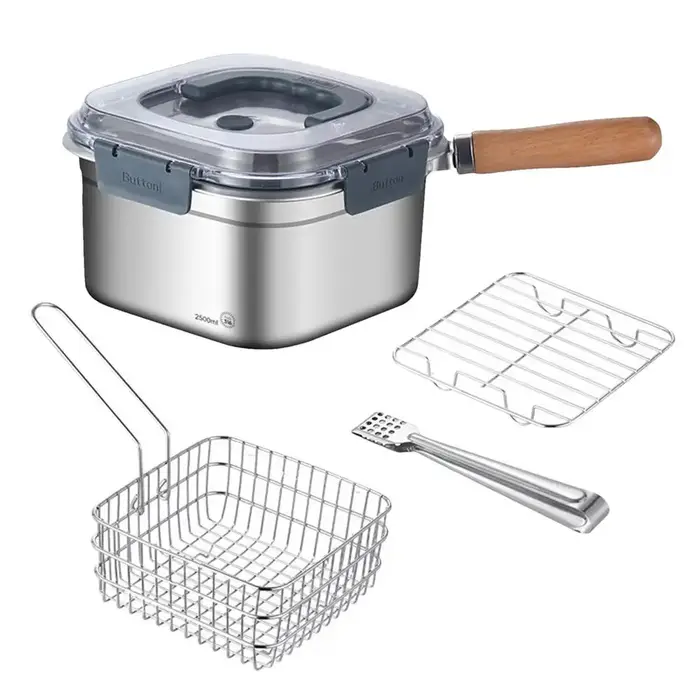Ensemble d'ustensiles de cuisine de Camping, marmite carrée de 2500ml, ensemble de cuisine multifonc