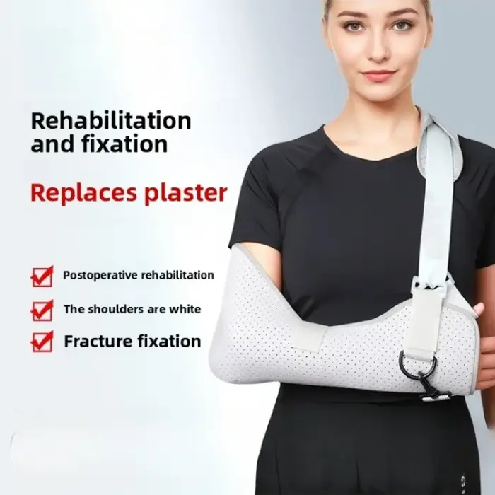 Attelle de fixation du bras pour fracture et blessure au coude, post-opératoire, avec protection de 