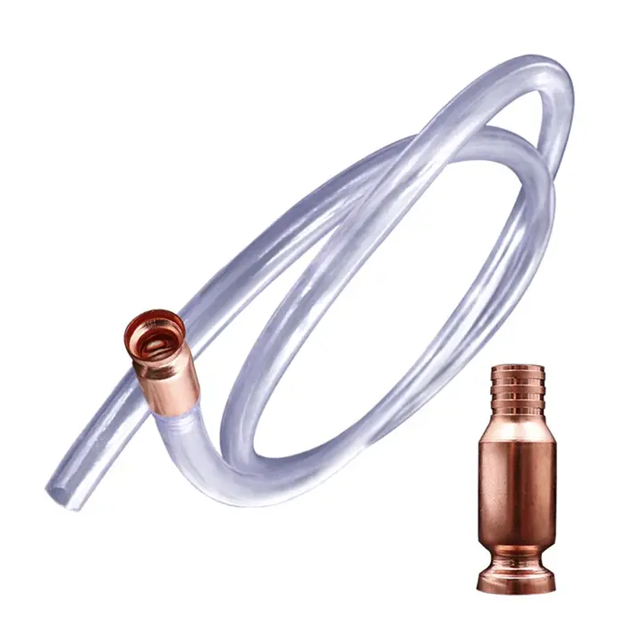 Siphon en cuivre rouge
