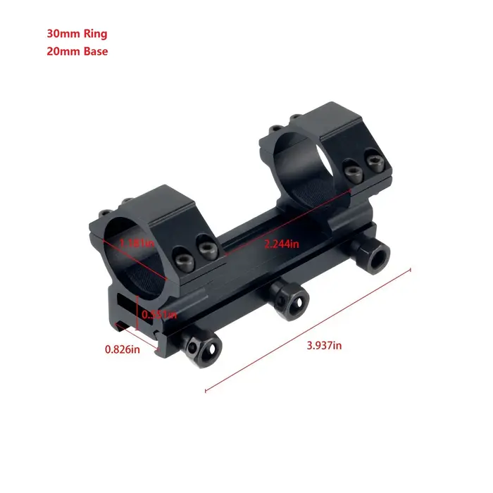 Supports d'anneau de portée de chasse, optique de Base 11/20mm, diamètre du tuyau 25.4/30mm, adaptat