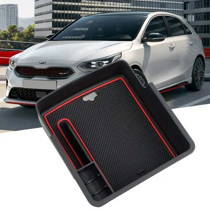 Boîte de rangement d'accoudoir Central de voiture, pour Kia XCeed Ceed GT 2018 – 2022, plateau organ