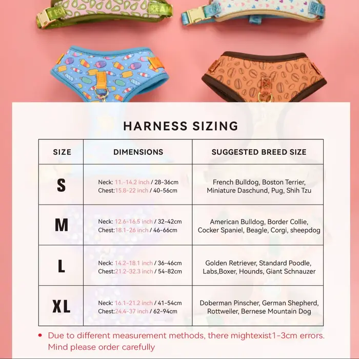 Harnais pour animaux de compagnie, cadeau de saint-valentin et du nouvel an, Design de luxe, réglabl