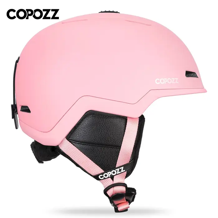 COPOZZ-Casque de Ski Demi-Couvert Anti-Impact 506 pour Adulte et Enfant, Sécurité, Skateboard