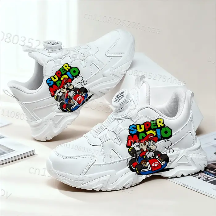 Chaussures pour enfants Mario 2026, best-seller, en cuir véritable, confortables, tendance, respiran