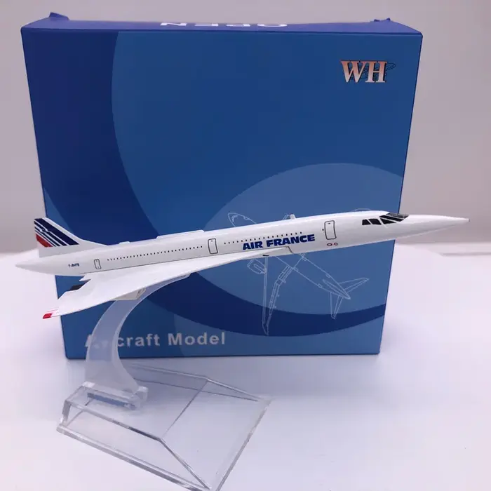 1: 400 Concorde Air France British Airways modèle d'avion supersonique en alliage métallique moulé sous pression