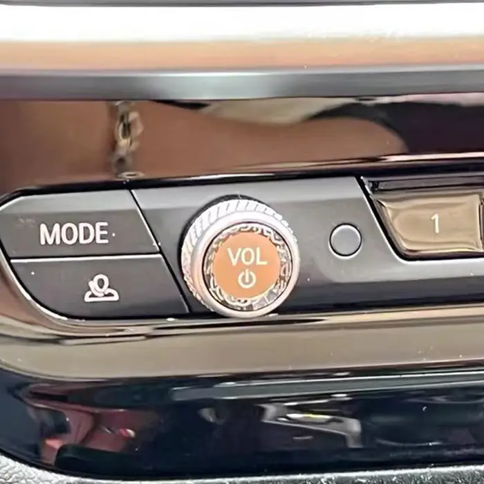Bouton de contrôle du Volume en cristal, pour BMW F40 F44 G20 X3 G01 X4 G02 X5 G06 X7 G07 M3 G80 M4 