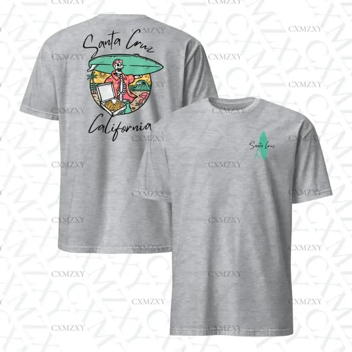 T-shirt Santa Cruz à manches courtes, haut de gamme, luxe, pour hommes et femmes, Y2k