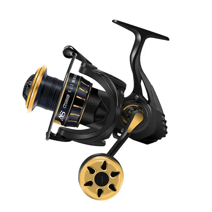 Hunter et pêche roi microobjet roue rotative entièrement en métal Taurus CT lancer lointain goutte d