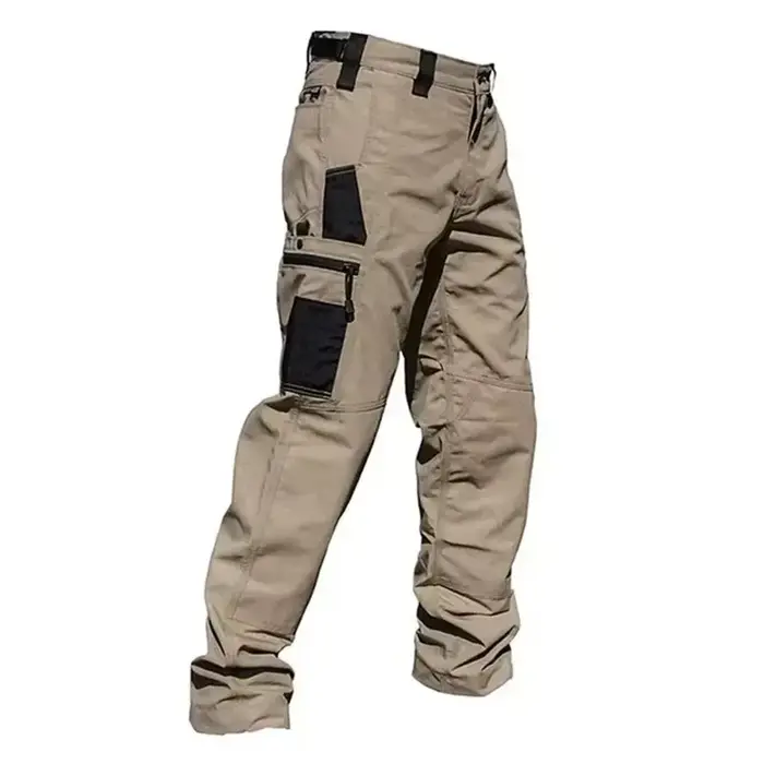 Pantalon tactique homme imperméable chasse pêche randonnée multi-poches résistant cargo