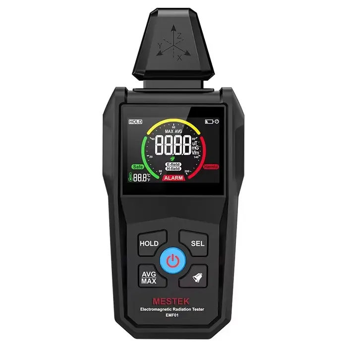 Détecteur de rayonnement électromagnétique EMF01, compteur EMF de haute précision, Instrument de mes