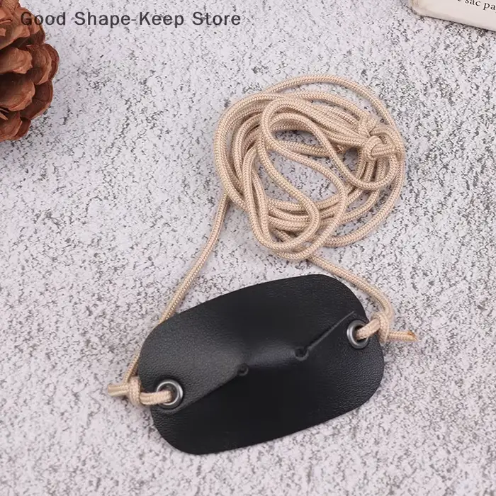 Fronde en cuir faite à la main pour les sports de plein air Camping chasse randonnée-accessoire de tir à lancer traditionnel