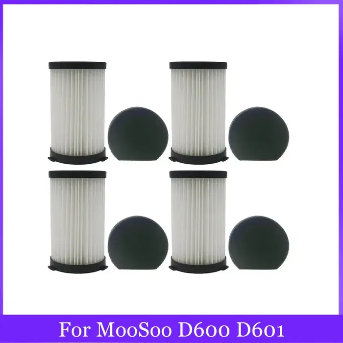 Pièces pour aspirateur MooSoo D600 D601 Cecotec Conga Thunderbrush 520 550 560 Ariete Handy Force 27