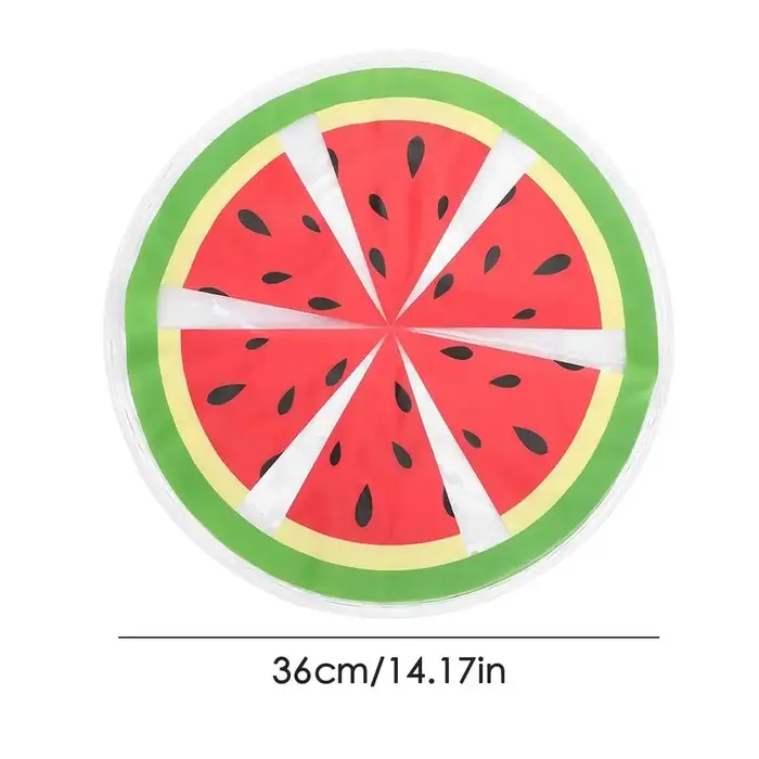 Tapis de refroidissement pour chiens, coussin d'eau rond pour chiot d'intérieur, motif de fruits mig