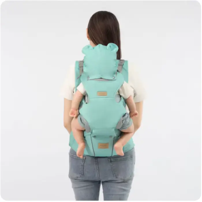Sangles de sac à dos de porte-siège d'anca 3 en 1 pour bébé de 0 à 36 mois, ergonomiques avec chapea
