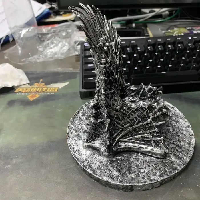 Statuette en PVC rétro du Trône de Fer de Game of Thrones