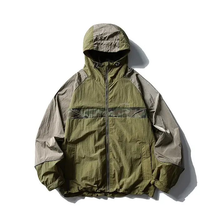 Veste à capuche résistante à l'eau de Style extérieur de montagne pour hommes