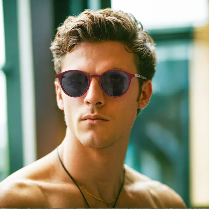 ZENOTTIC mode UV400 protéger lunettes de soleil hommes femmes Vintage cadre rond jambes en caoutchou