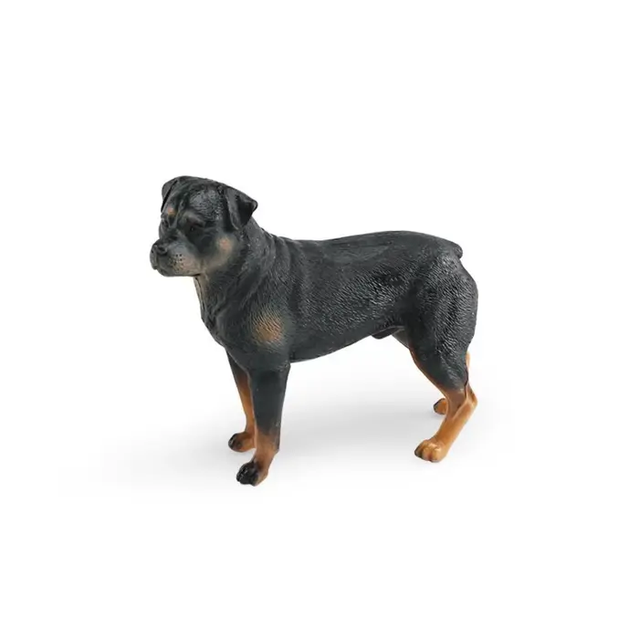 Labrador Rottweiler chiot chien Figurine berger