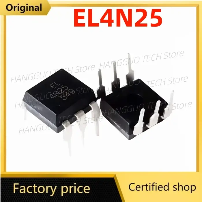 50 pz/lotto neuf et original EL4N25 4 n25 DIP-6 accoppiamento optique ad insertion directe DIP6