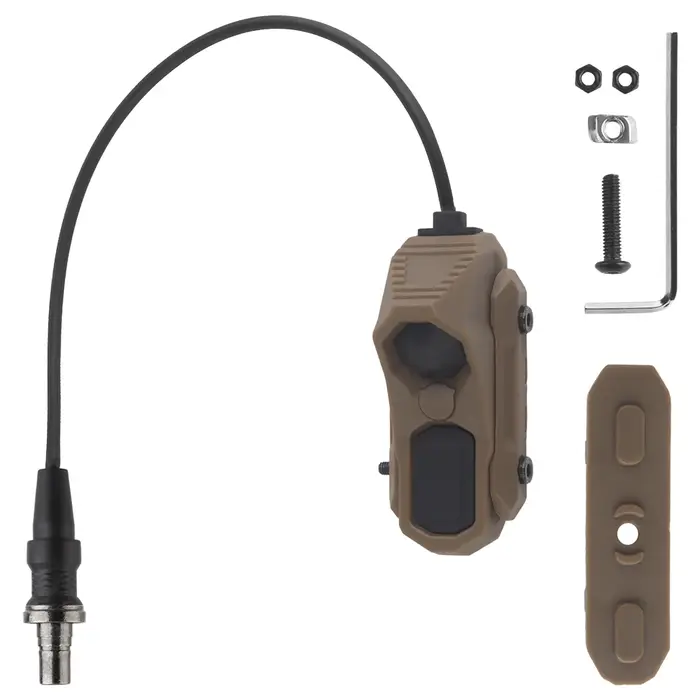 Interrupteur laser Tactical AXON Wire Switch SF Crane pour lampe PEQ NG - Commande à distance et pression