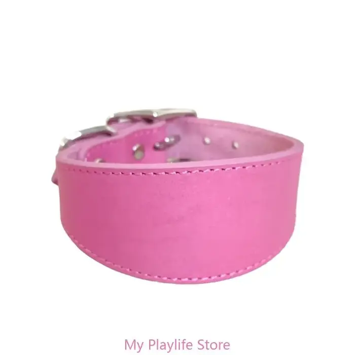 Whippet-Collier Large en Cuir Souple et Daim pour Chien, Leurre et Lévrier poumons, Fournitures