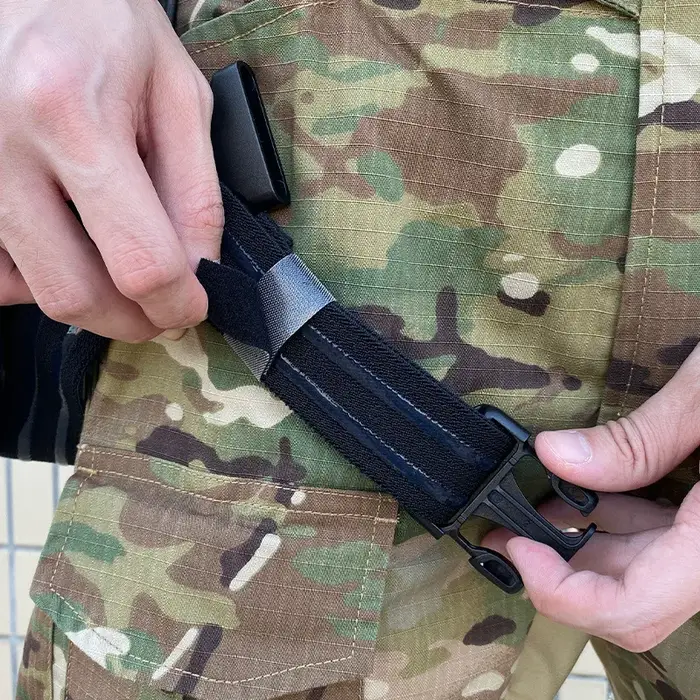 Étui tactique de remplacement pour pistolet, sangle en Silicone, néoprène antidérapant, Nylon pour Q