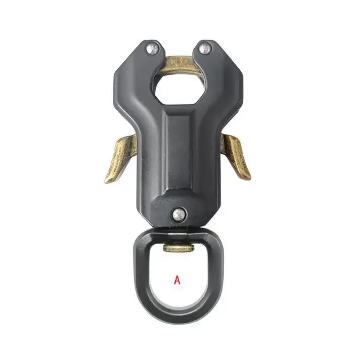 🔝 Mousqueton de laisse pour chien robuste à dégagement rapide pour chiens de taille moyenne, idéal p