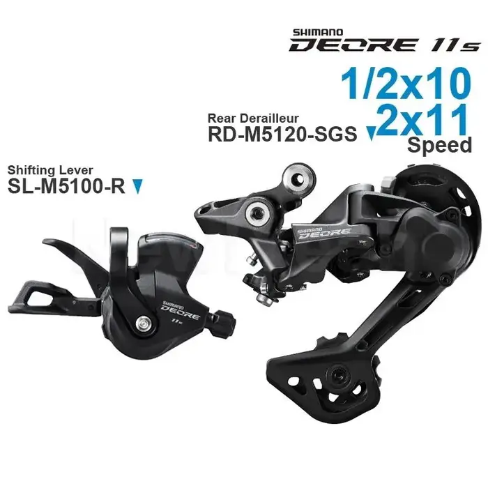 WinterMANO DEORE M5100 Groupe Shifter SL-M5100 SL-M5100-R Dérailleur Arrière RD-M5100 RD-M5120 11 vi
