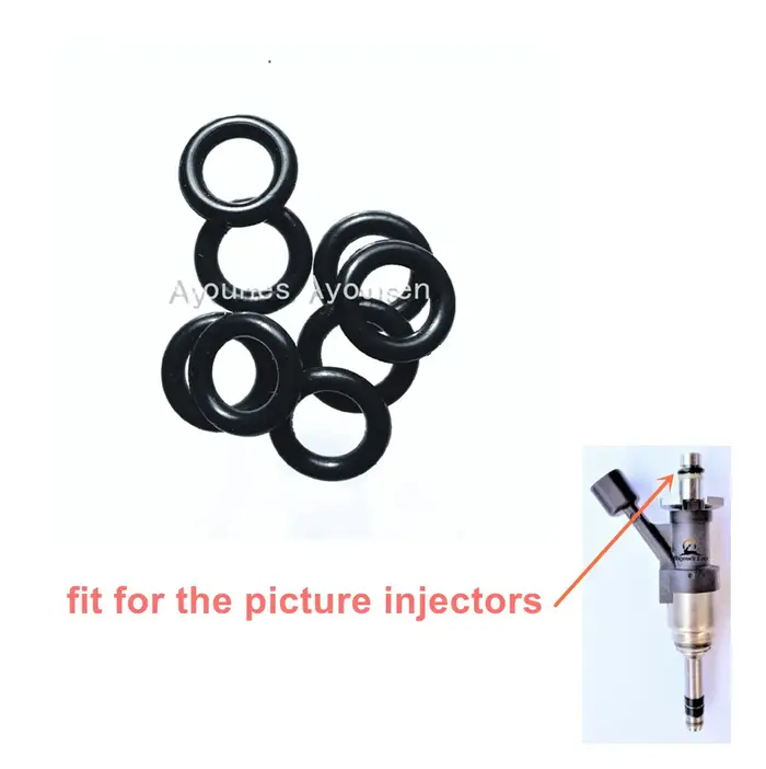 6.4*2.2mm 200 pièces orings en caoutchouc pour Delphi GDI joint supérieur oring kits de réparation d