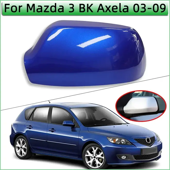 Pour Mazda 3 Axela BK 2003 2004 2005 2006 2007 2008 2009 couvercle de rétroviseur de voiture coque b