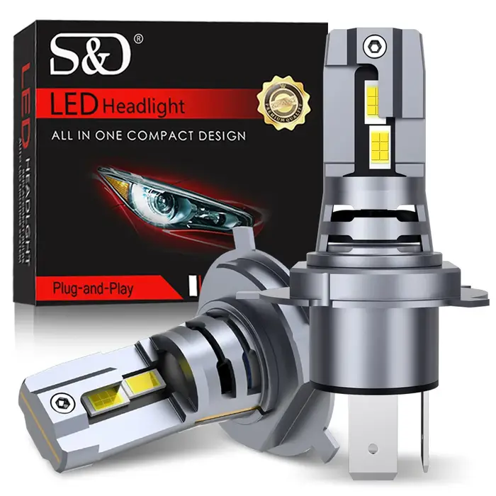 40000LM Canbus H4 LED ampoules de phares 9003 HB2 feux de croisement 120W lumières de voiture 24 CSP