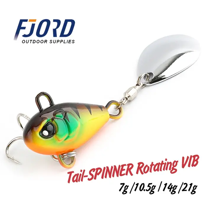 FJORD queue Spinner appâts 7g 10.5g 14g 21g leurre de pêche Vib métal coulée rivage gabarit cuillère