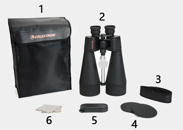 Jumelles d'astronomie Celestron SkyMaster 20x80 pour l'observation astronomique, visualisation longu