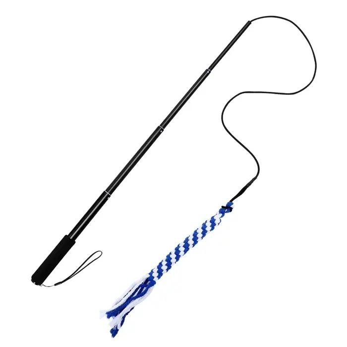 Bâton interactif rétractable pour chien, jouets extensibles, pôle de Flirt, queue de chasse amusante