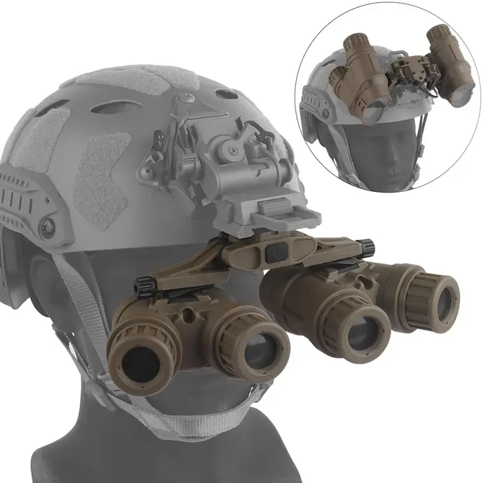Lunettes de vision nocturne tactiques GPNVG 18 modèle factice - Monture NVG pour airsoft et cosplay