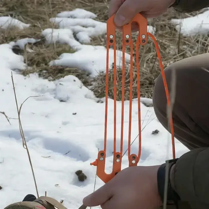 Système d'équipement de chasse avec sac à dos de sécurité et fonction de levage pour la gestion du transport de gibier pour chasseur confort et sécurité