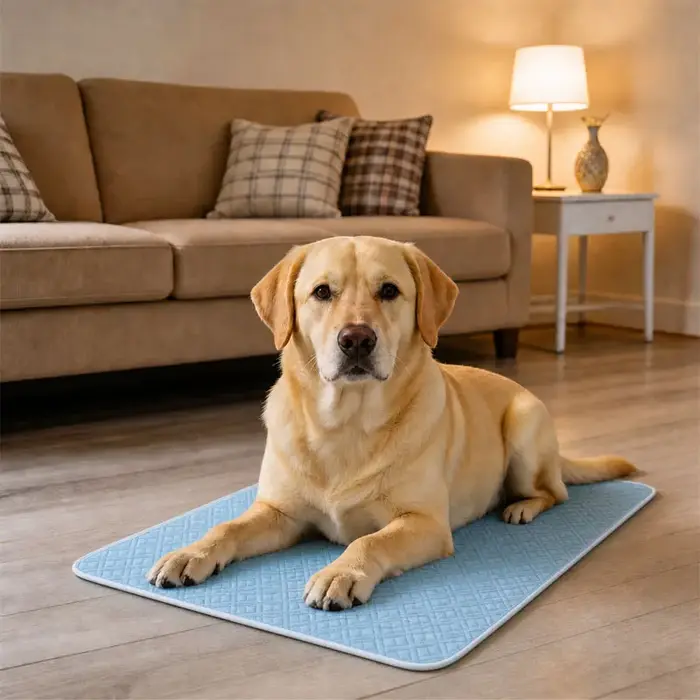 Tapis Rafraîchissant pour Chien, Lit Froid d'Été pour Animaux de Compagnie, Très Grand, pour Petits 