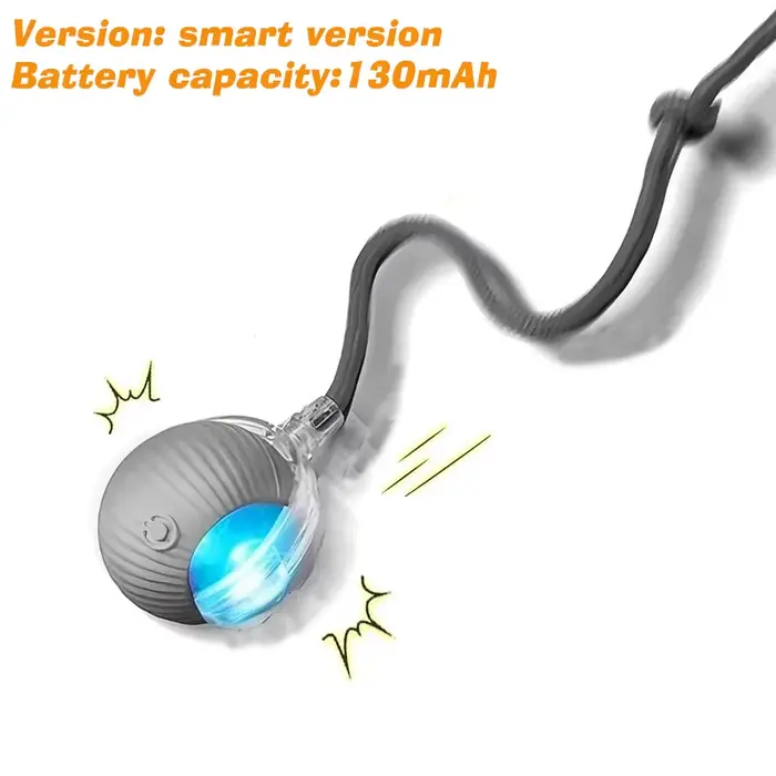 Nouveau jouet interactif de balle de chien, boule de chien roulante automatique Rechargeable, jouet 
