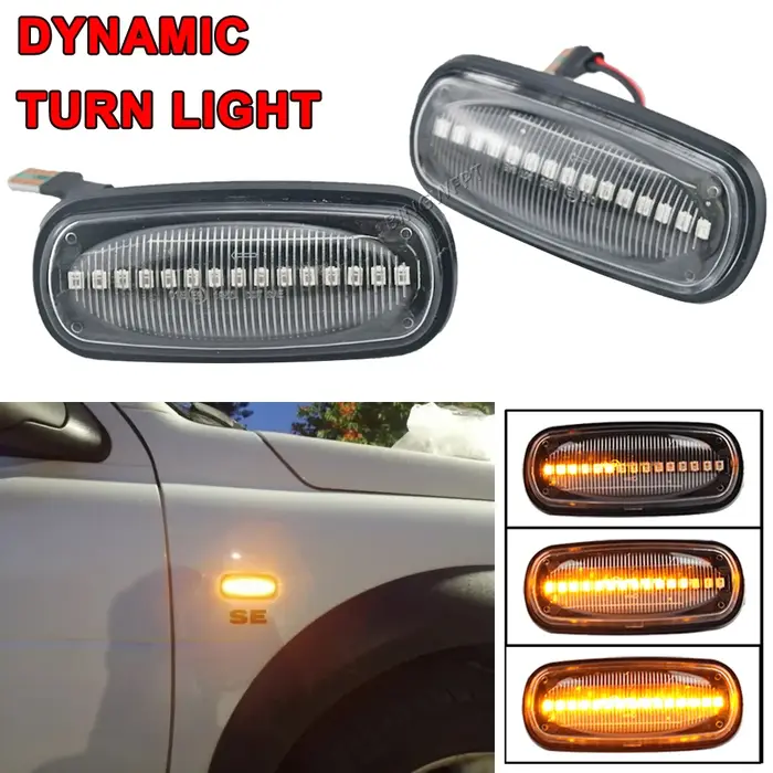 Enquêter de Position Latéral LED pour Land Rover Defender TD5 98-15 Freelander 1 02-05 Discovery 2 9